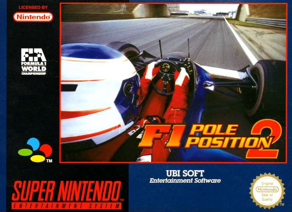 F1 Pole Position 2 box art for Super Nintendo